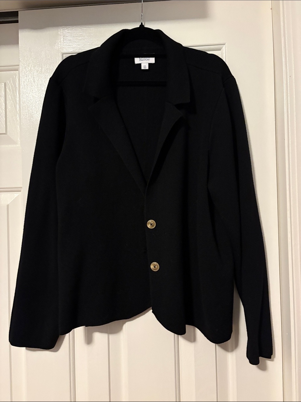 croft & barrow Black Two-Button Blazer Jacket